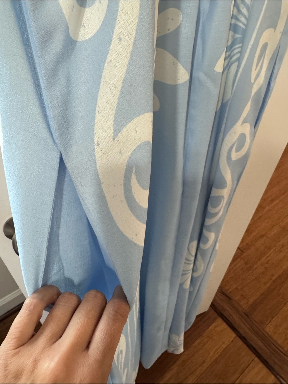 Petal & Pup Light Blue and White Floral Maxi Dress | Size XL - Picture 10 of 10